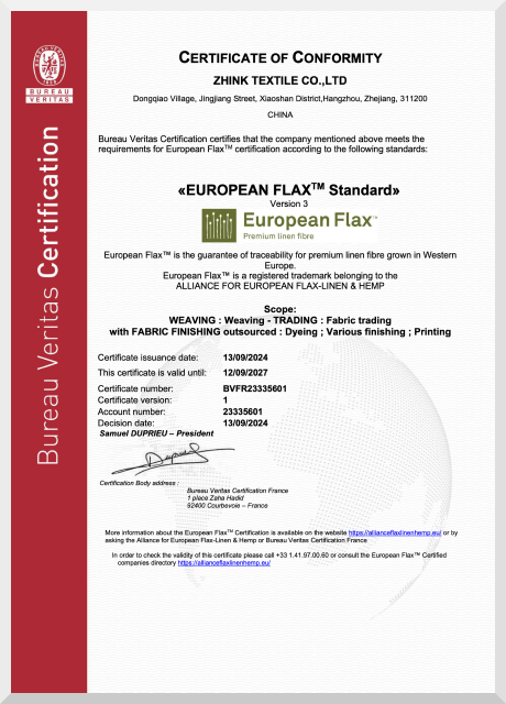 EUROPEAN FLAX™ Standard